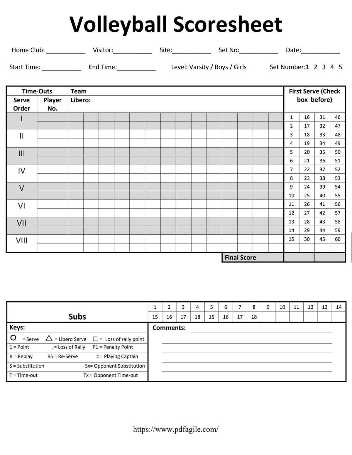 volleyball score sheet printable volleyball score sheet printable
