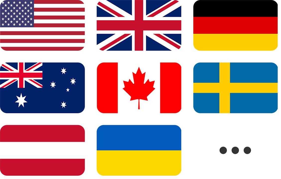world flags printable free