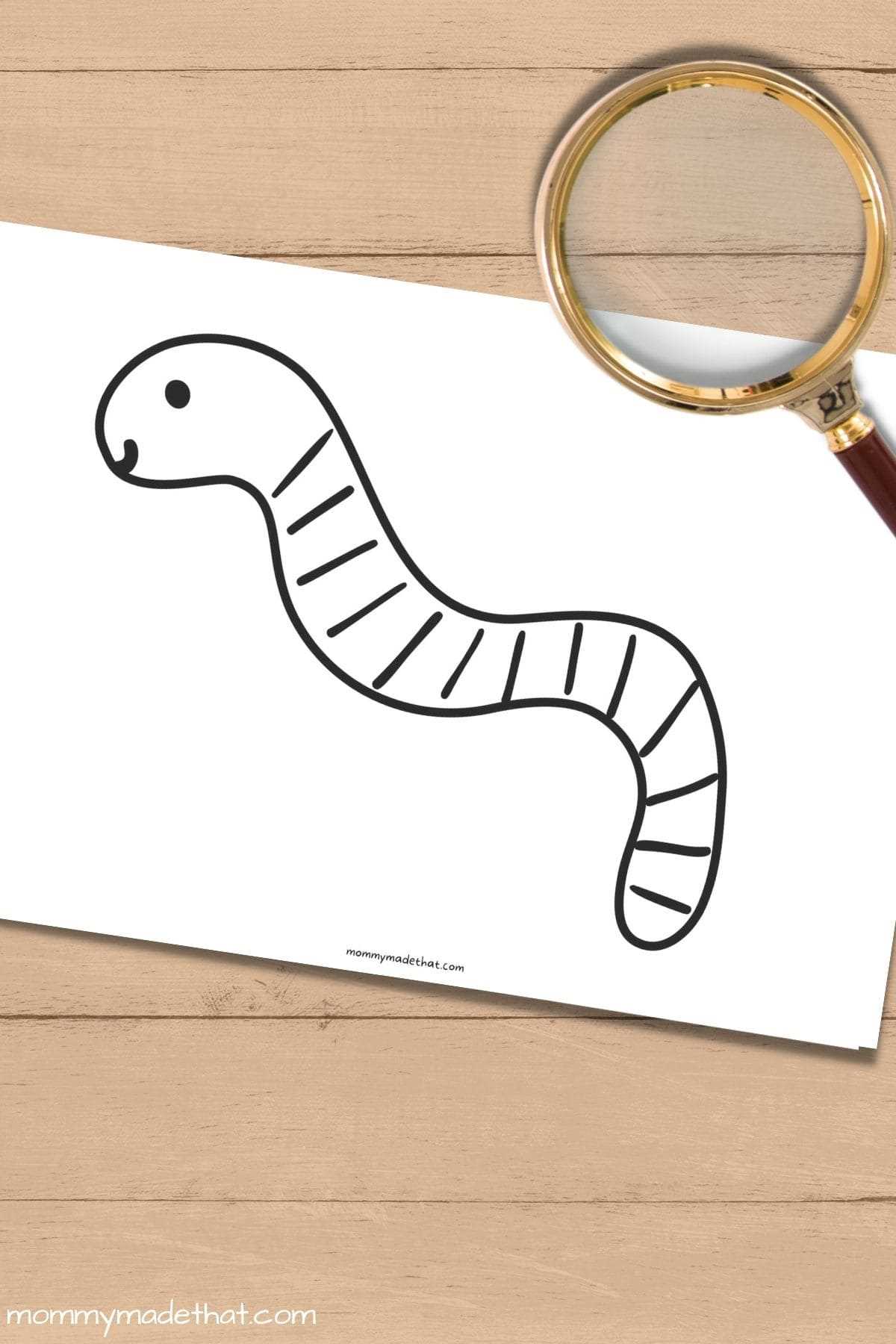 worm template printable worm template printable