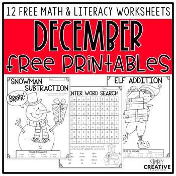 xmas printable activities