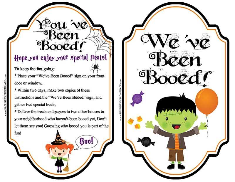 youve been booed printable sign youve been booed printable sign
