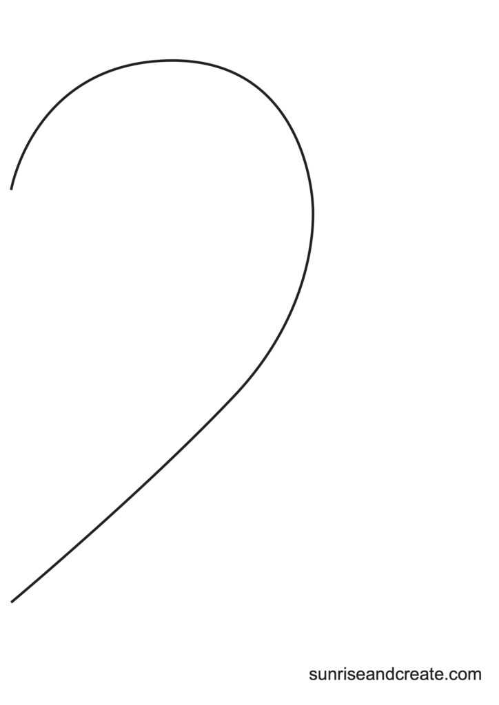 heart shaped printable template heart shaped printable template