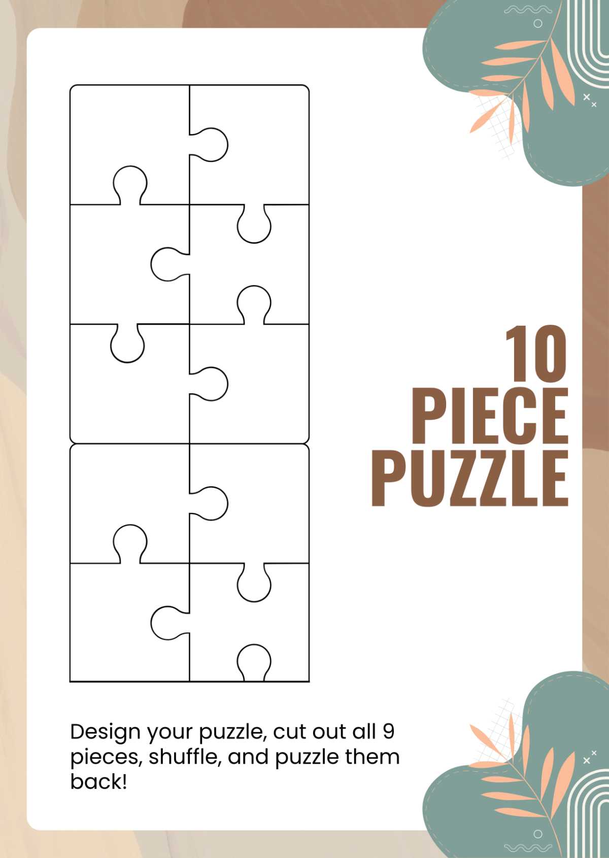 printable large puzzle pieces printable large puzzle pieces