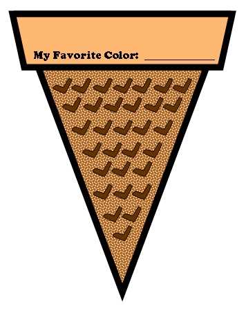 ice cream cone template printable ice cream cone template printable