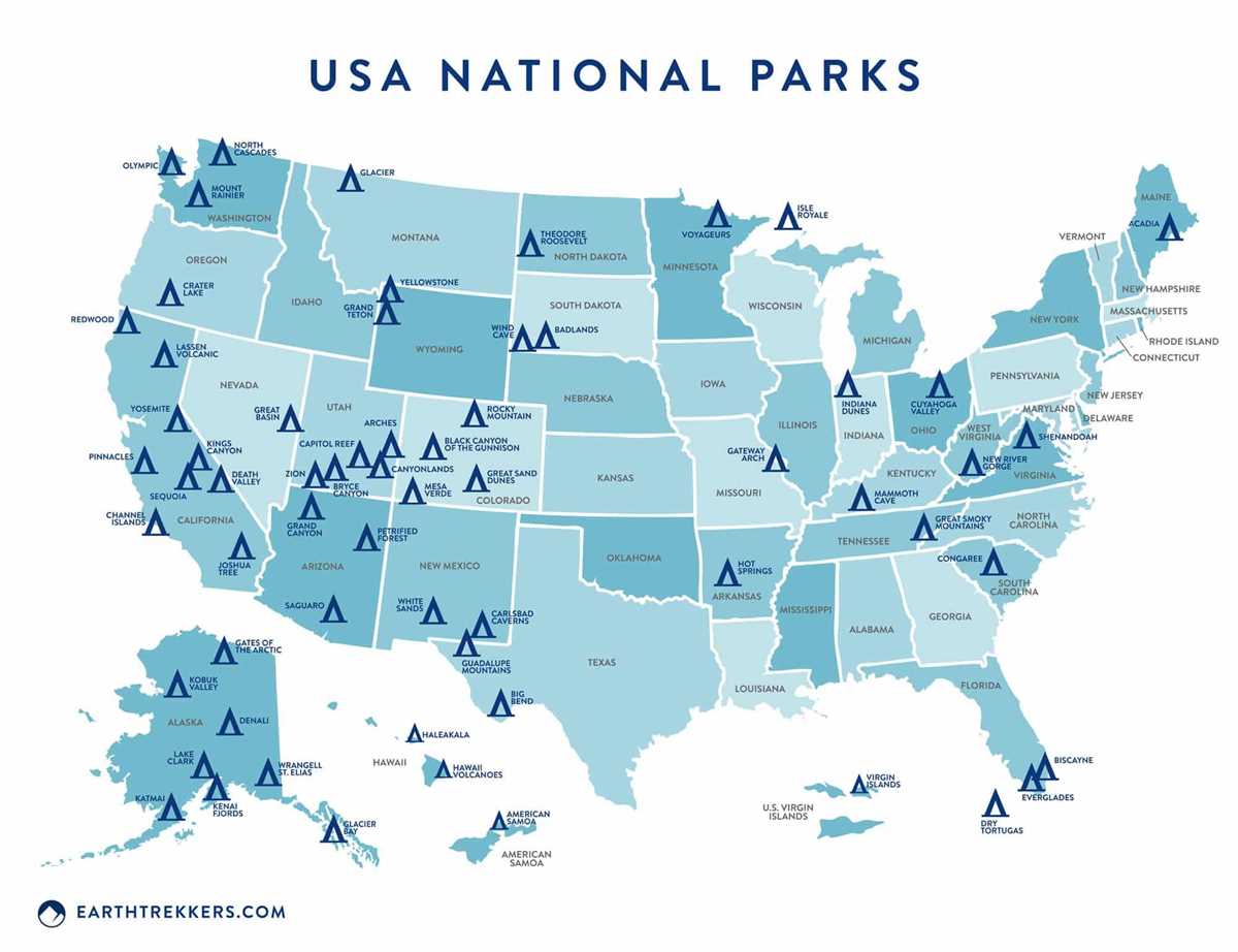 printable checklist of national parks printable checklist of national parks