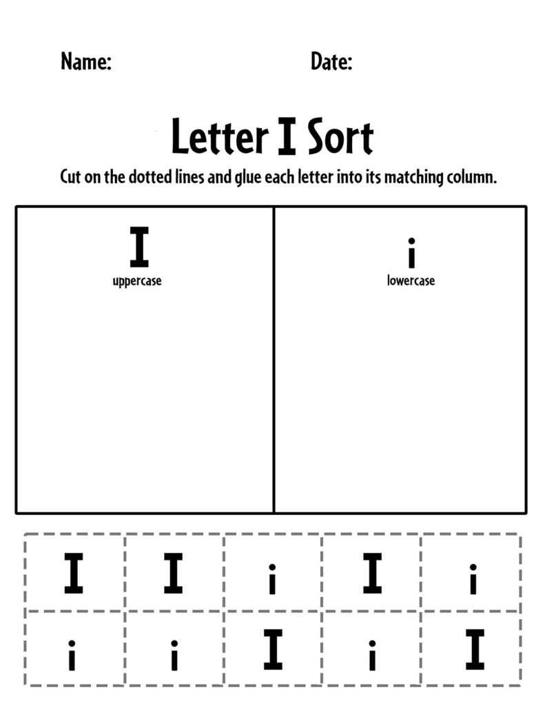 printable letters i printable letters i