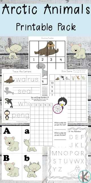 arctic animals preschool printables arctic animals preschool printables