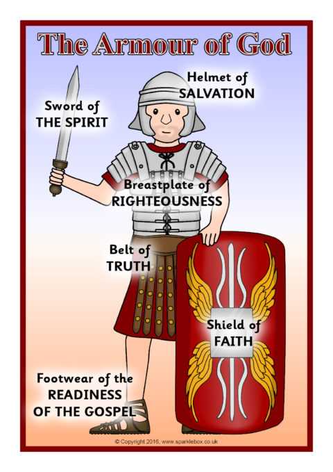 armour of god printable armour of god printable
