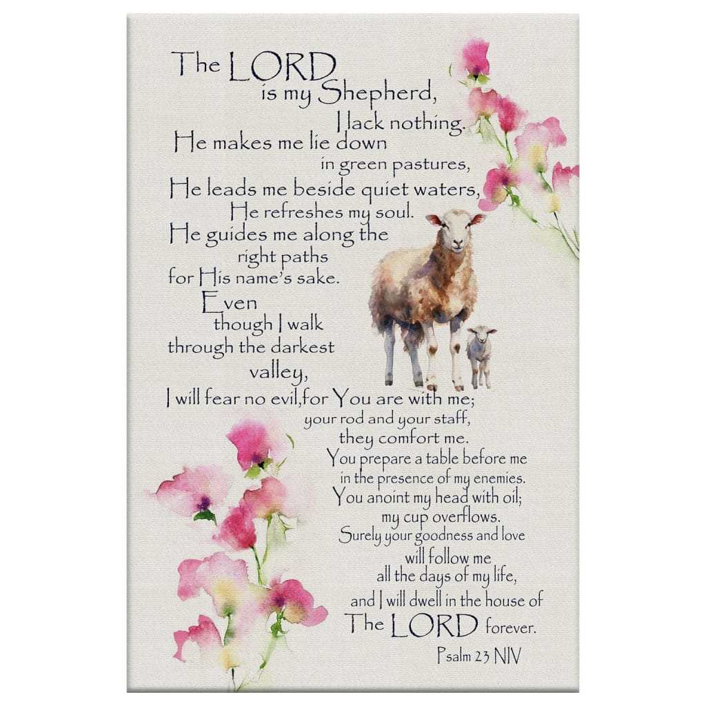 printable psalm 23 printable psalm 23
