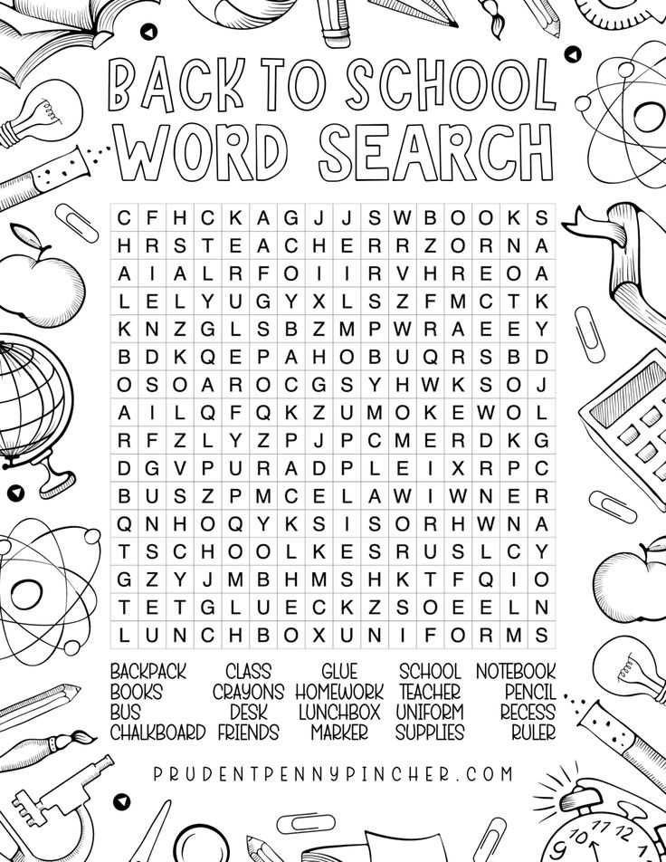 back to school word search printable back to school word search printable
