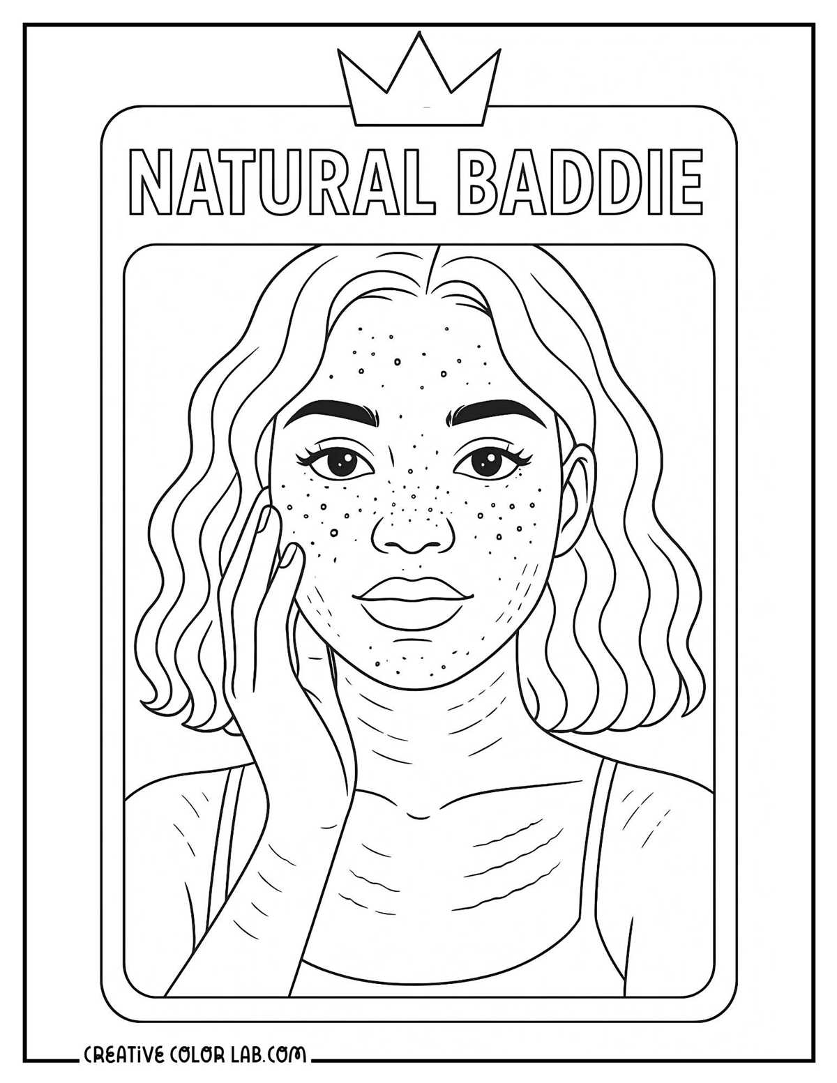 baddie coloring pages printable