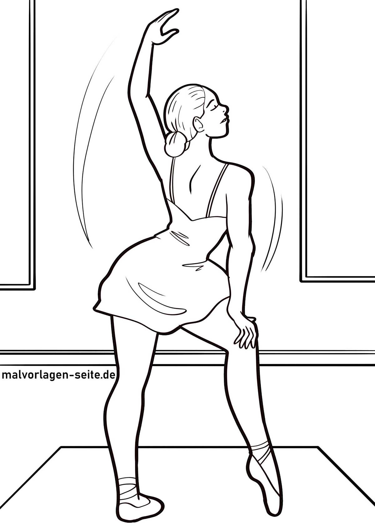 ballerina coloring pages printable
