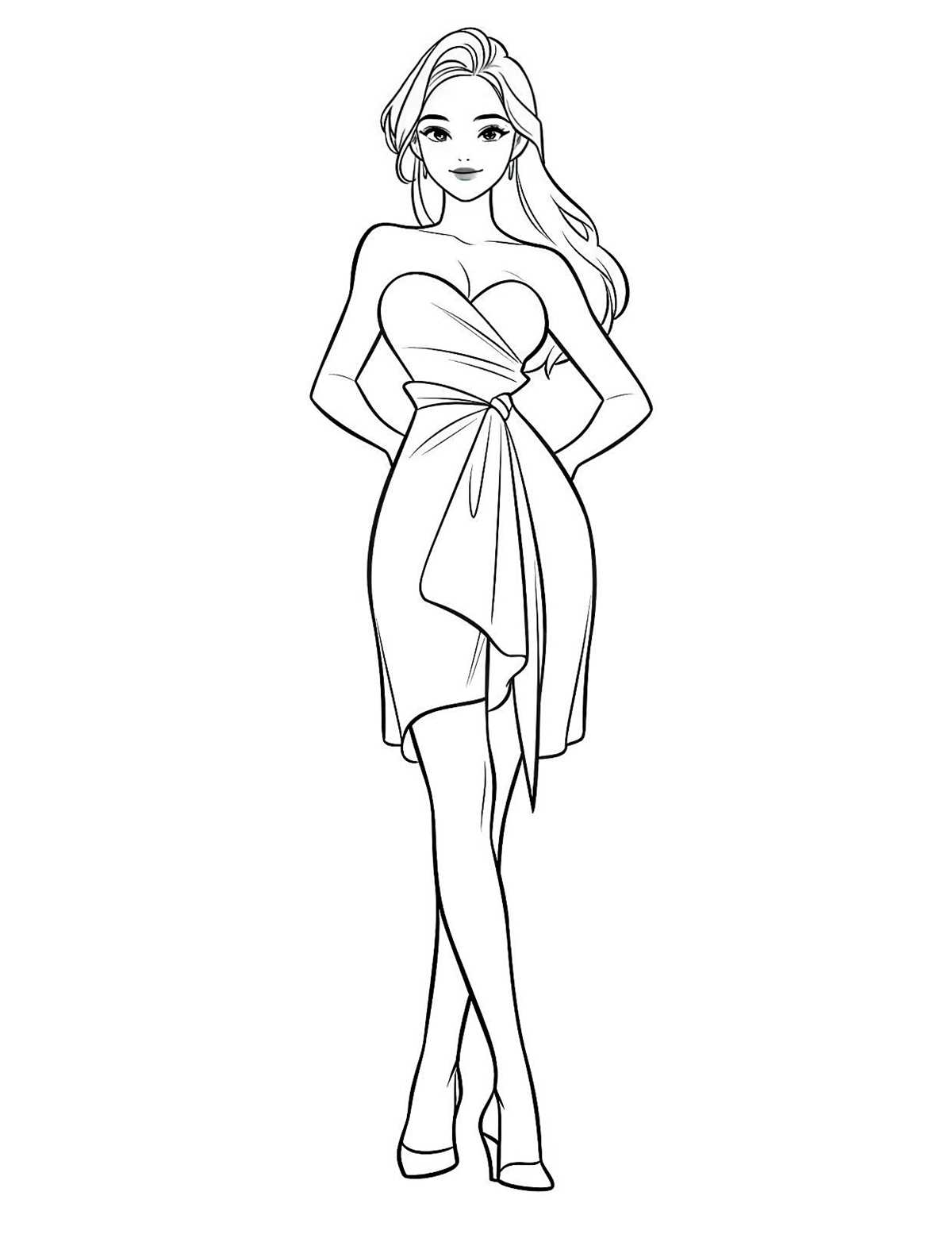 barbie coloring pictures printable
