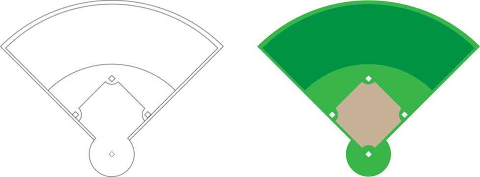 baseball diamond template printable baseball diamond template printable