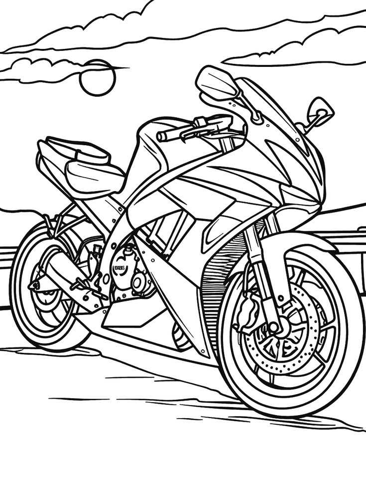 printable motorcycle coloring pages printable motorcycle coloring pages