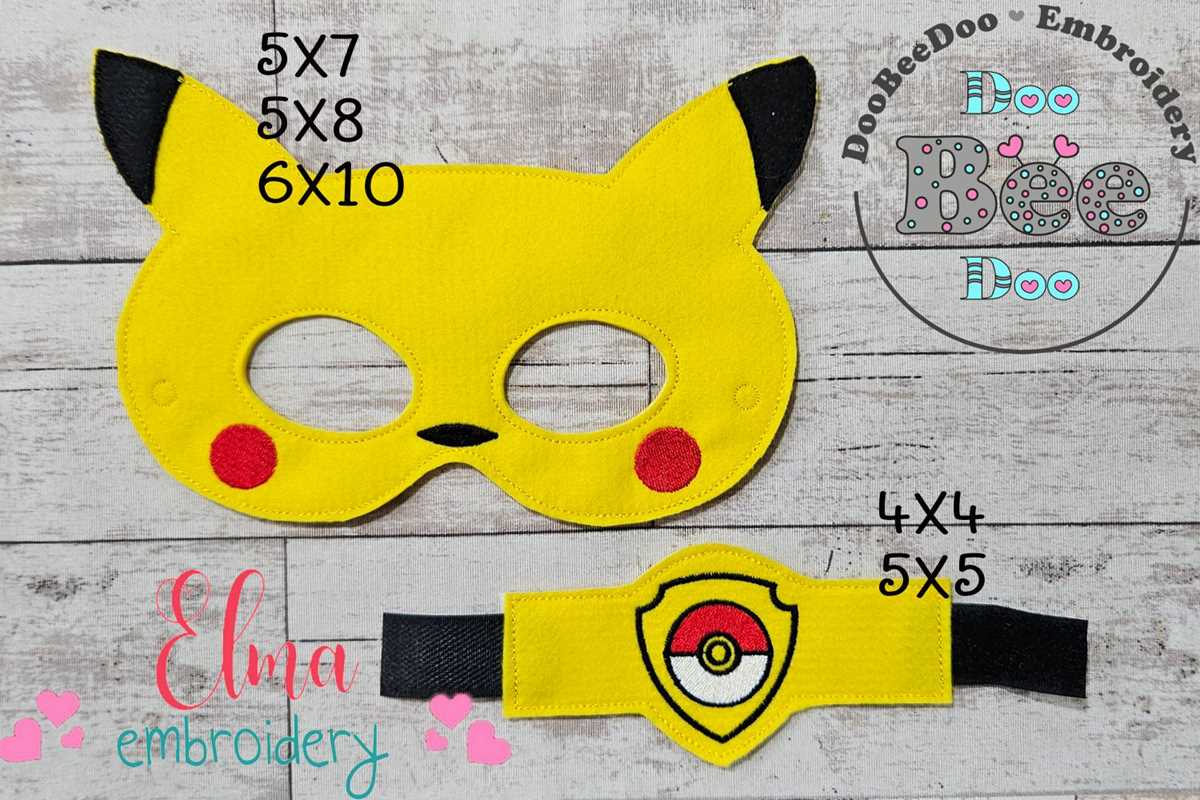 pikachu mask printable