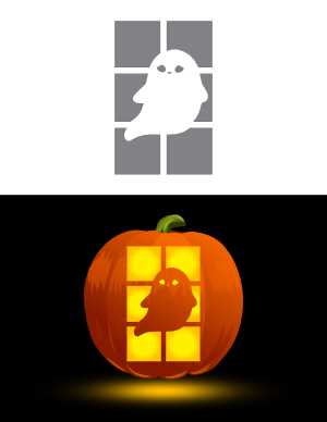 printable ghostface pumpkin stencil