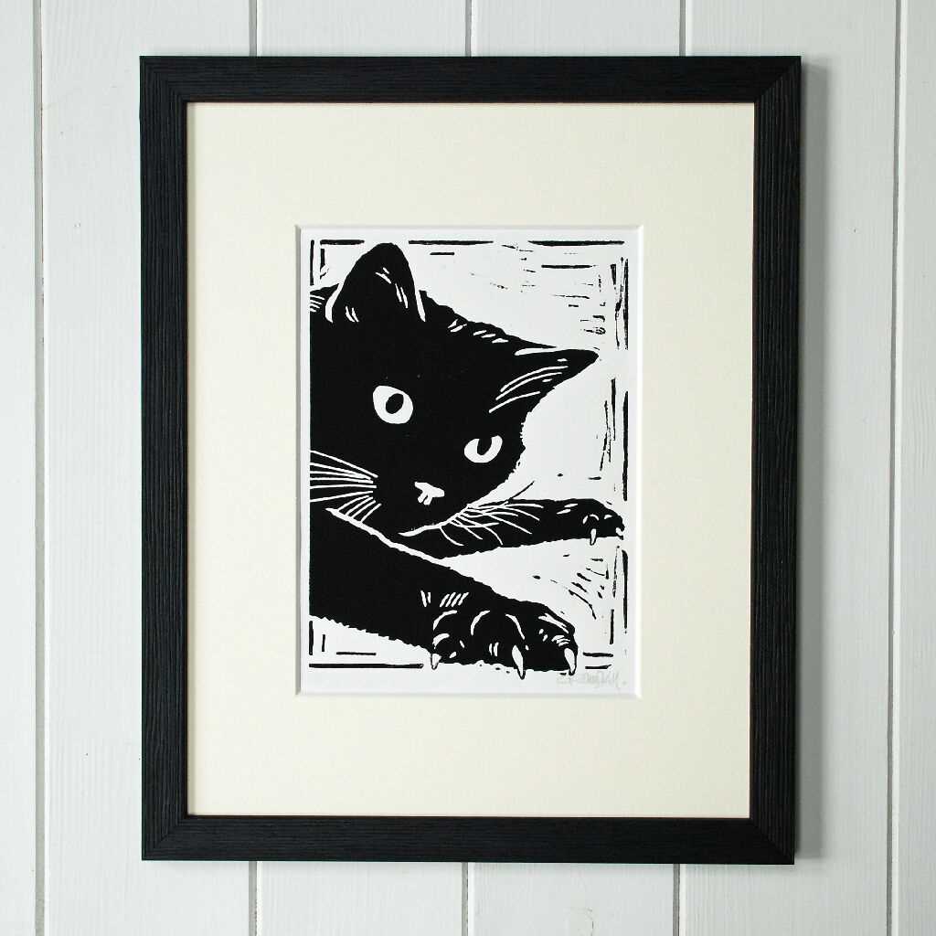 black cat printable