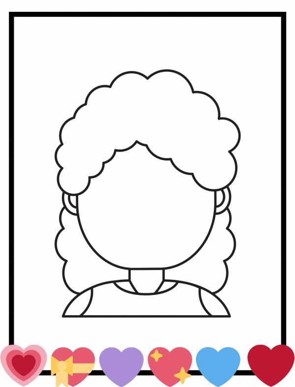blank face outline printable blank face outline printable