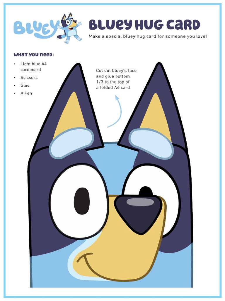 bluey face printable bluey face printable