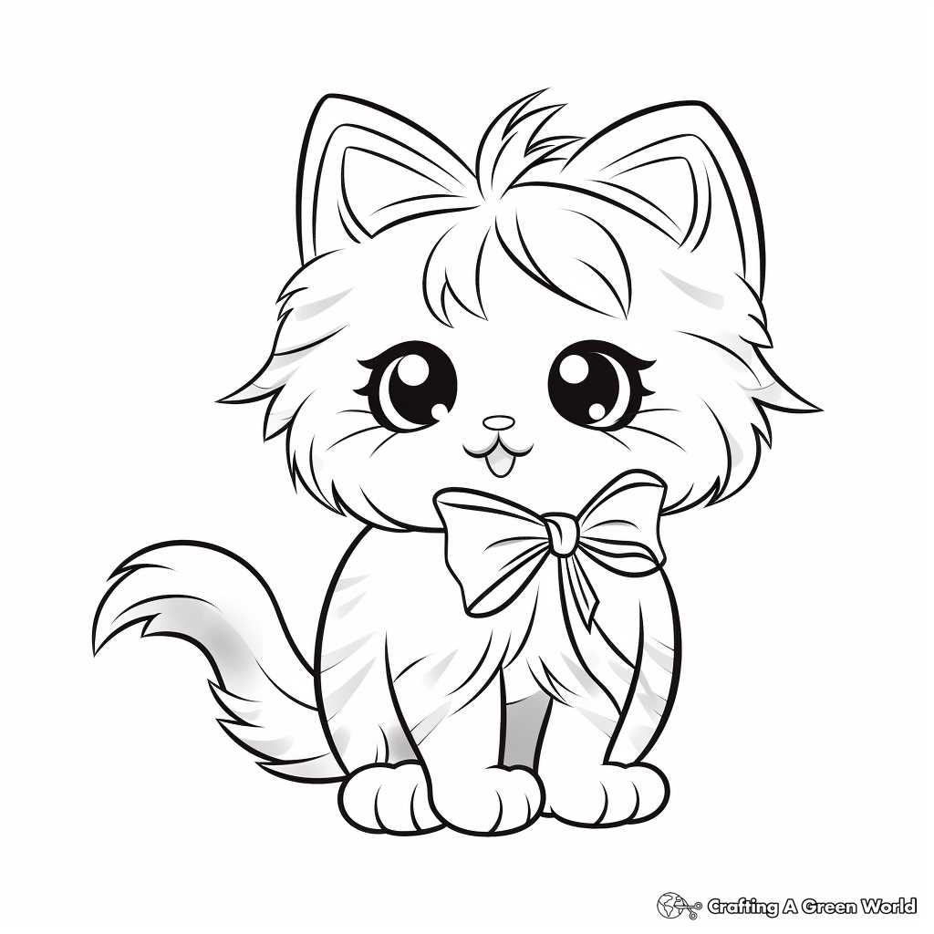 bow coloring pages printable