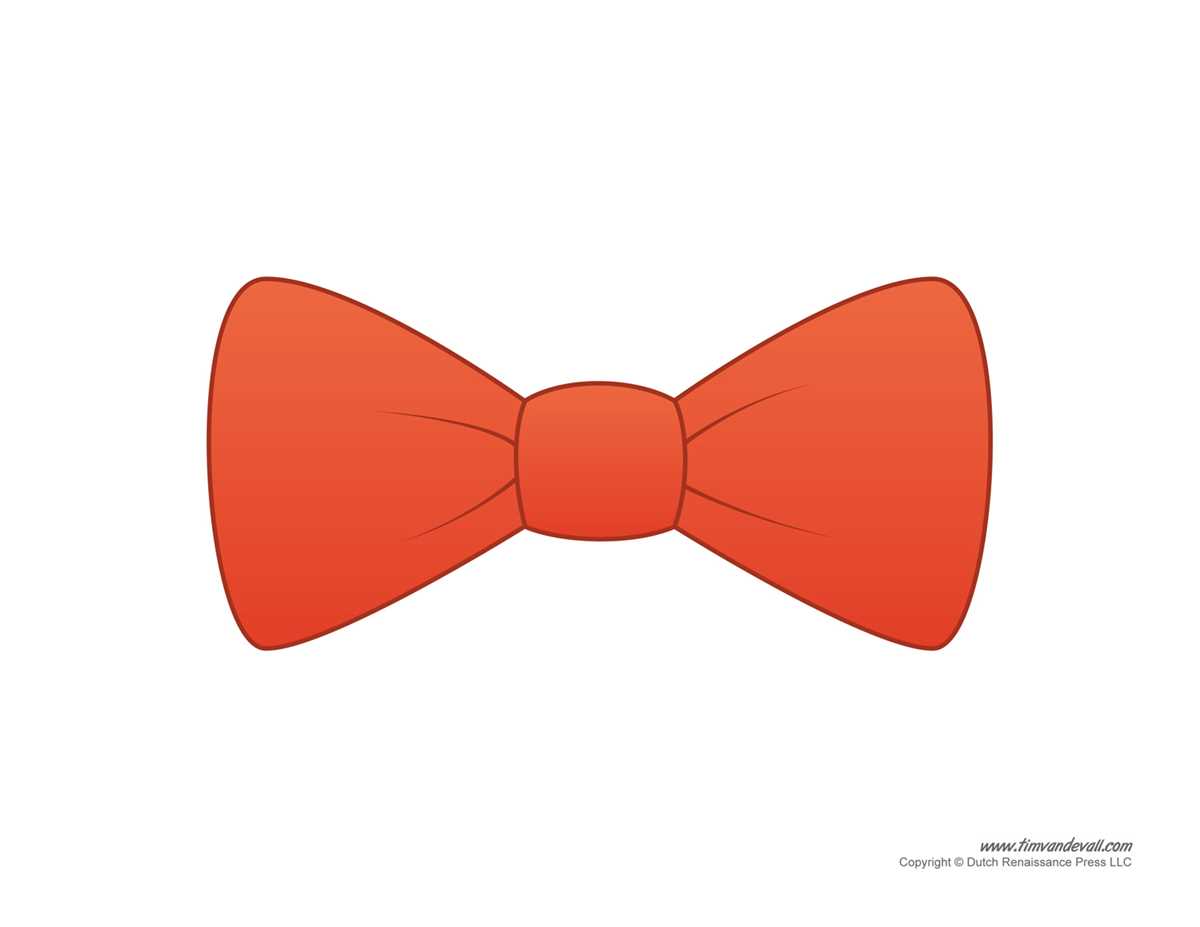 bow tie template printable
