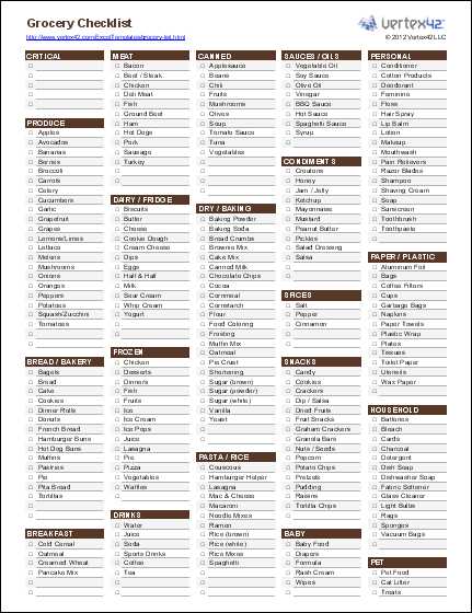 printable shopping lists printable shopping lists