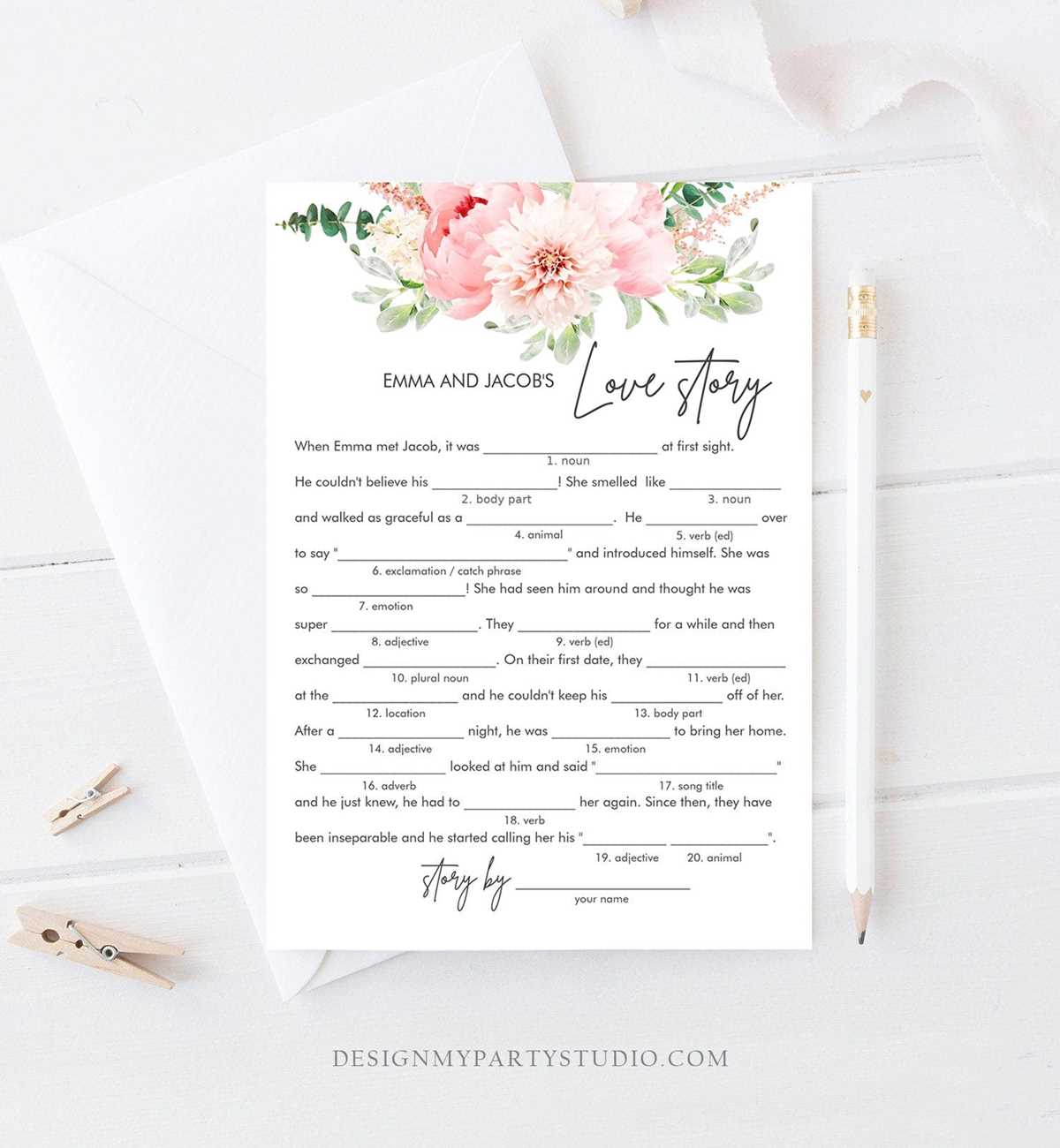 bridal mad libs printable bridal mad libs printable