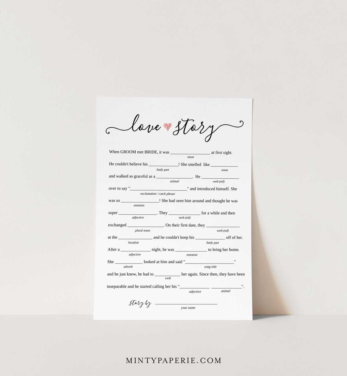 bridal mad libs printable bridal mad libs printable
