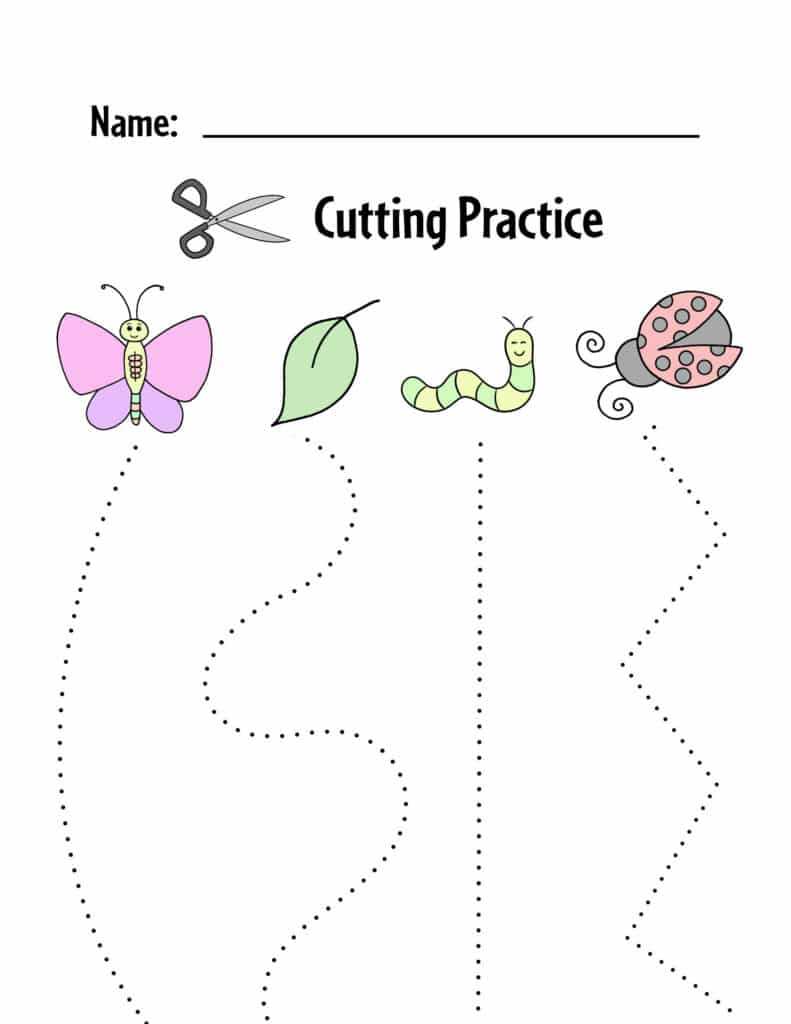 printable cutting activities for preschoolers