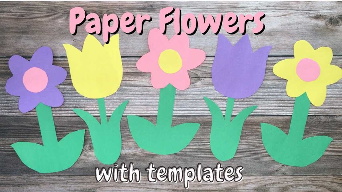 build a flower printable