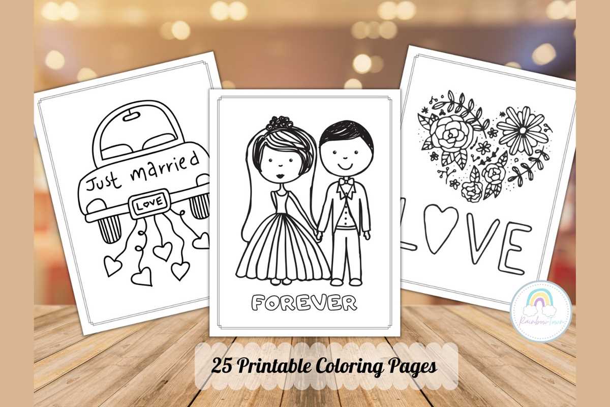 printable wedding coloring book pages printable wedding coloring book pages