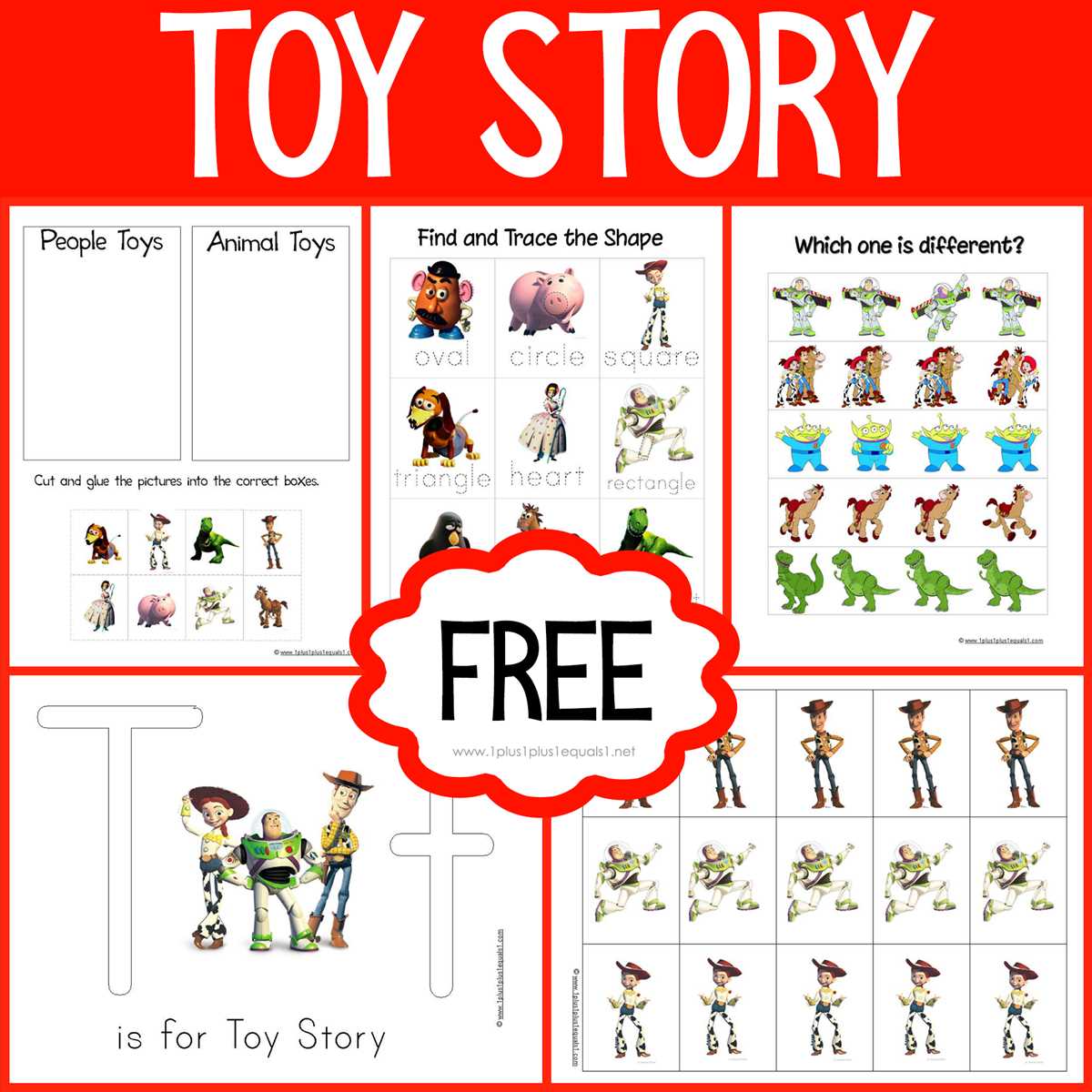 free toy story printables free toy story printables