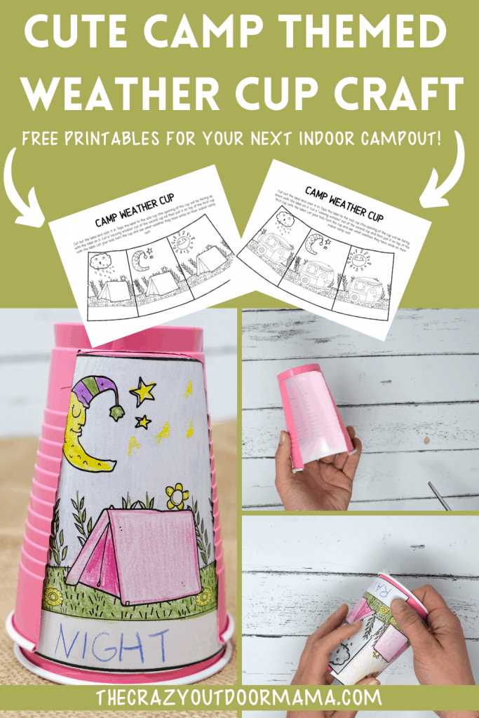 camping craft printable camping craft printable