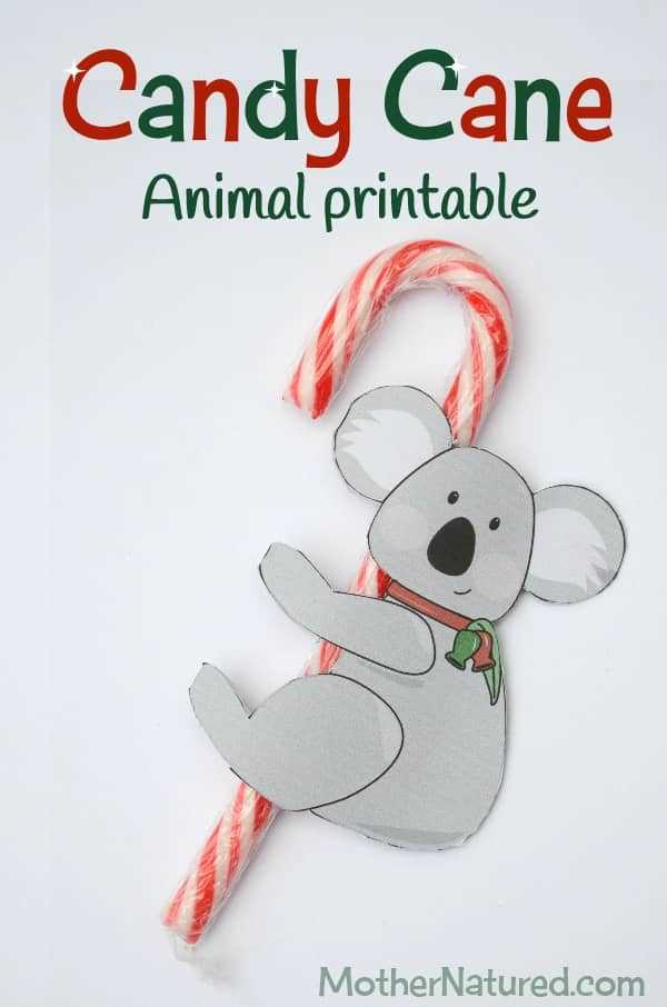 candy cane free printable