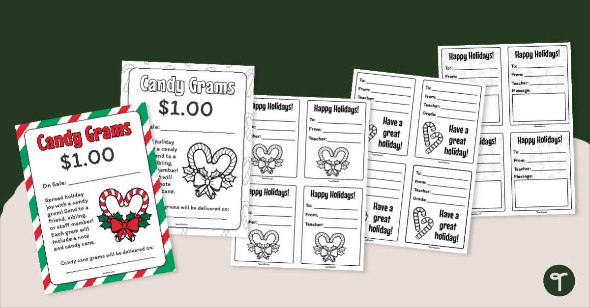 candy cane free printable
