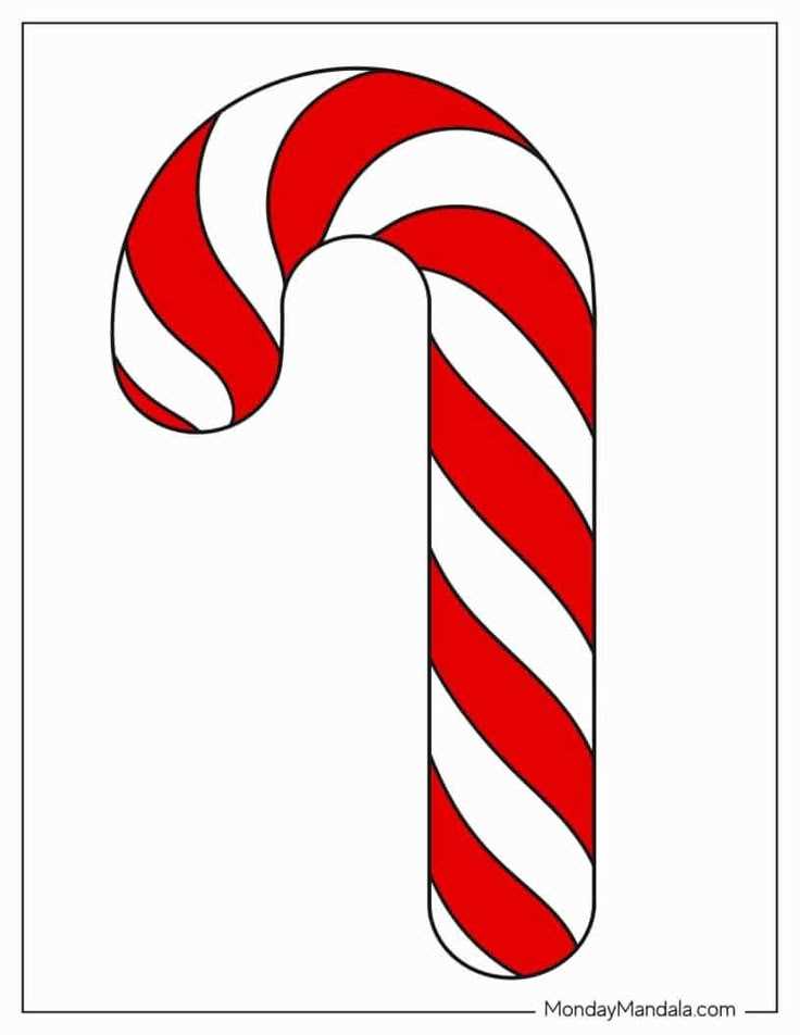 candy cane free printable