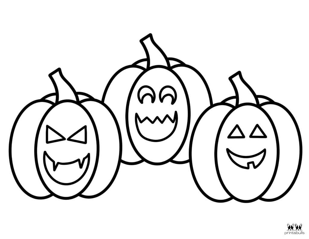 printable coloring pages of pumpkins