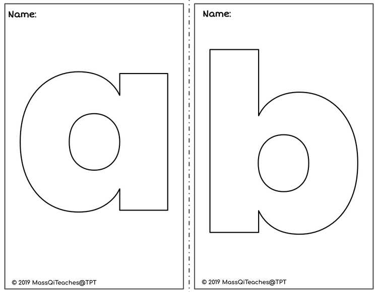 block letter a printable