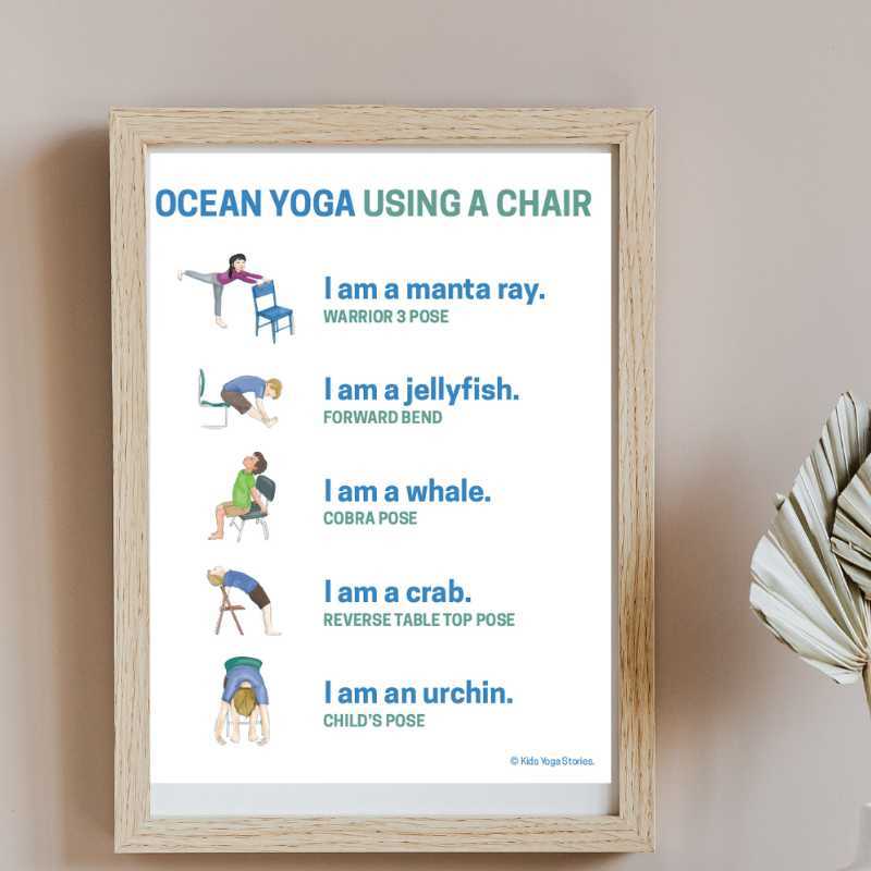 chair yoga printable free chair yoga printable free