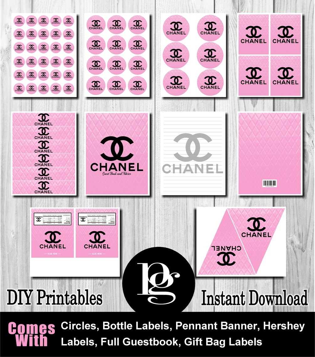 chanel printable free