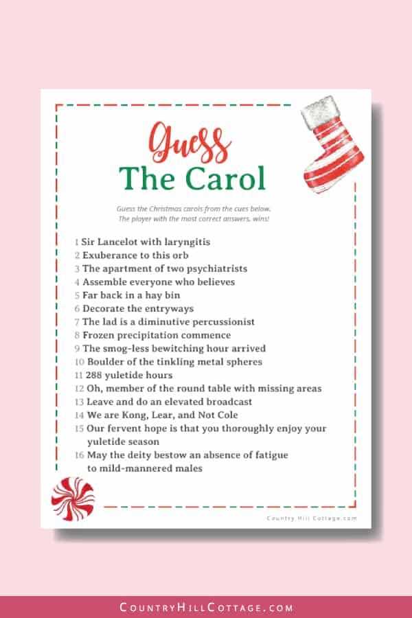 christmas games for adults free printable christmas games for adults free printable