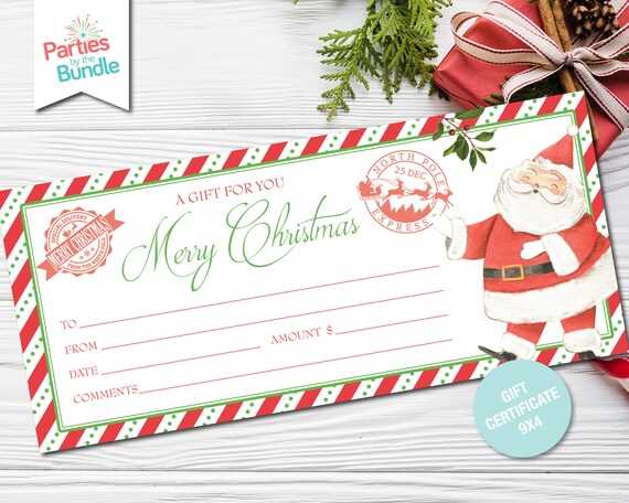 christmas gift certificate free printable christmas gift certificate free printable