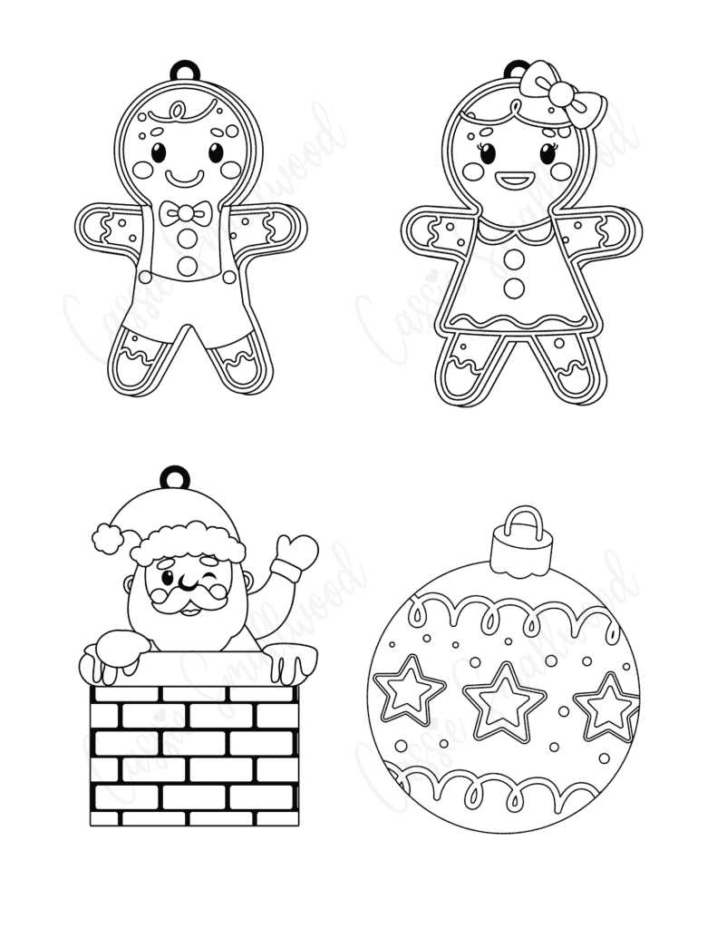 christmas ornament printables
