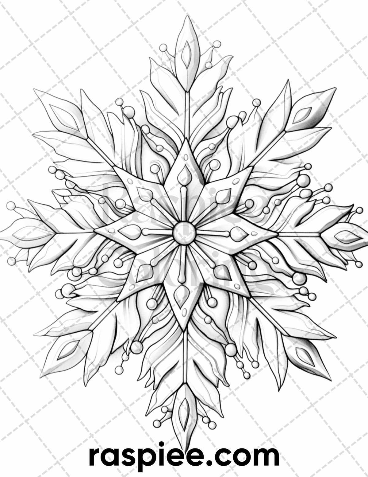 christmas snowflakes printables