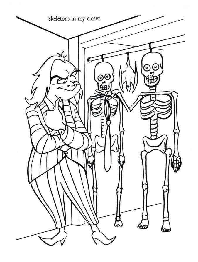 printable beetlejuice coloring pages printable beetlejuice coloring pages