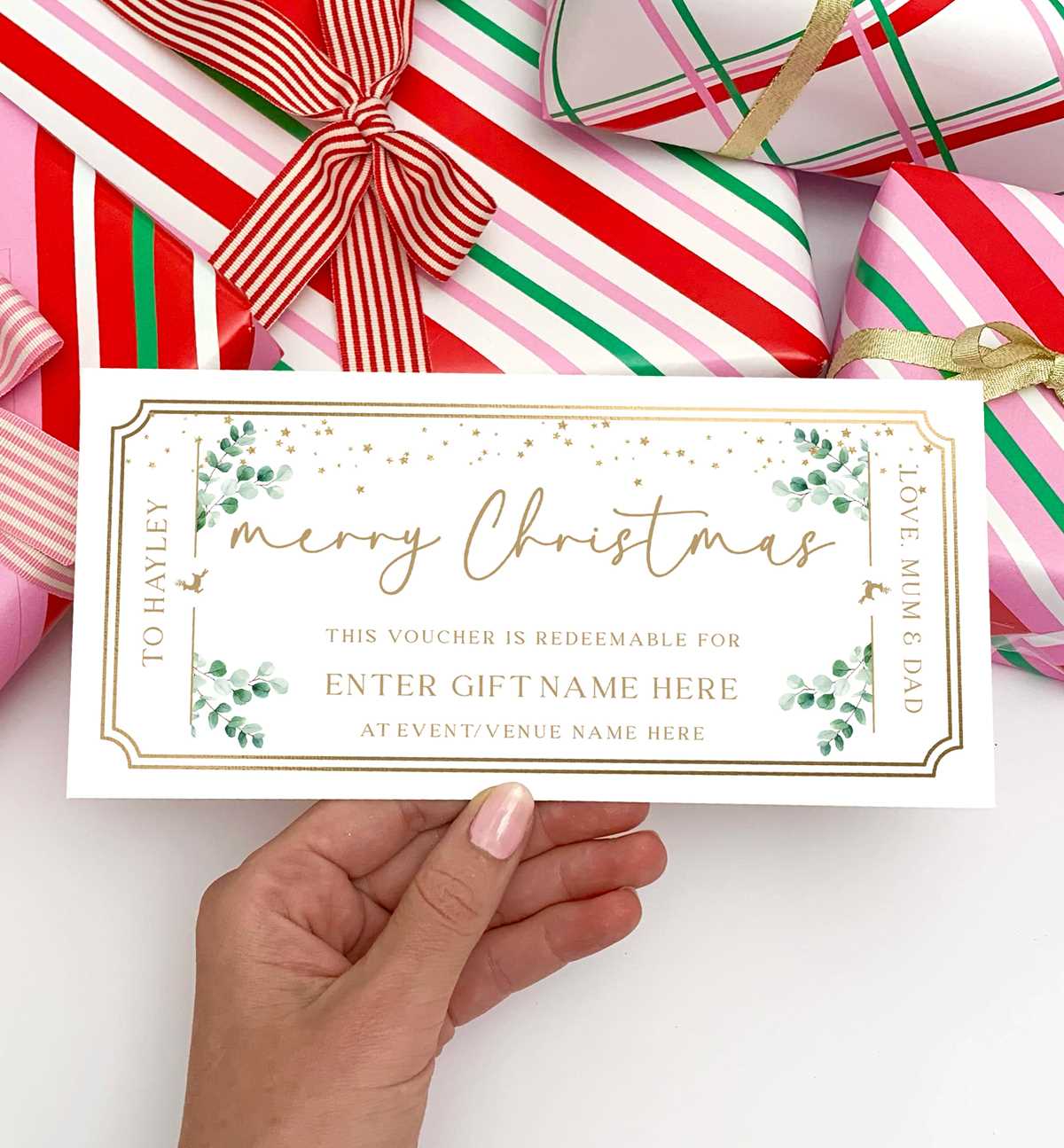 free printable gift certificate christmas free printable gift certificate christmas