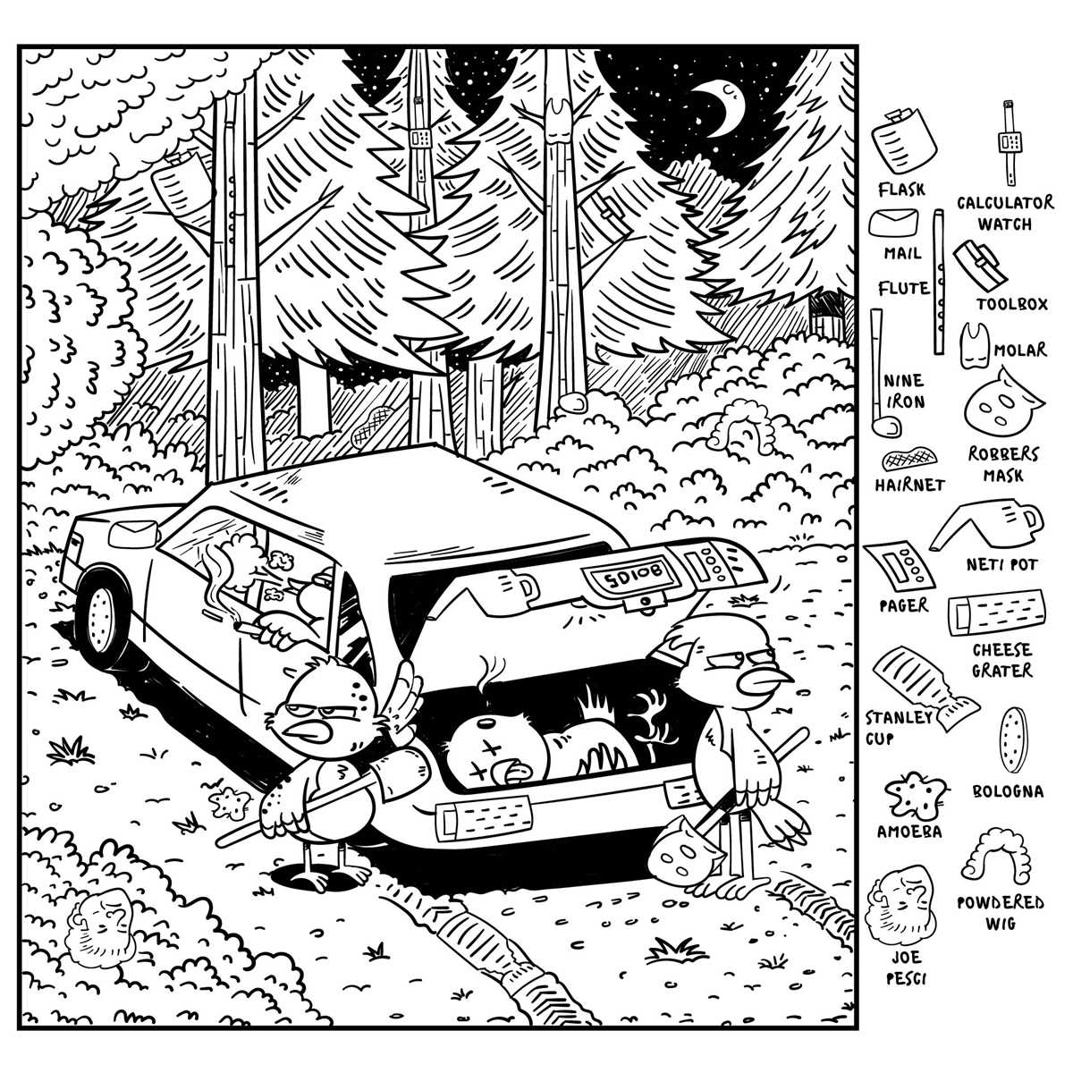 find the hidden objects printables