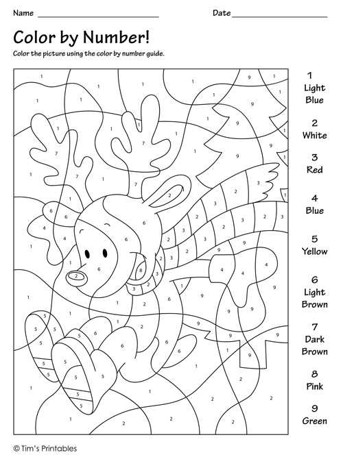 color by number christmas printables color by number christmas printables