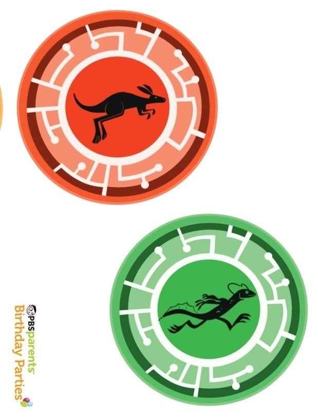 creature power disc printables